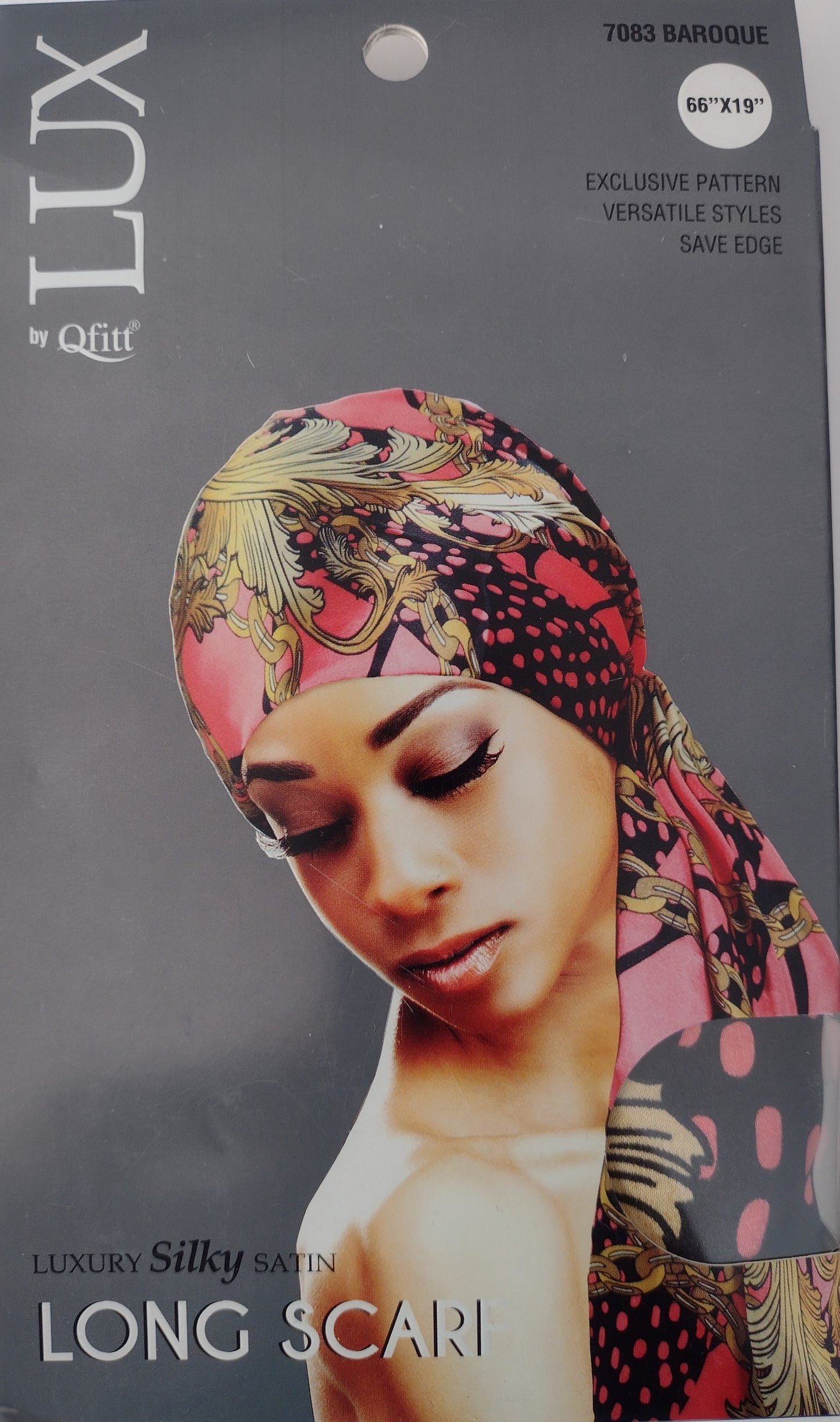 Qfitt LUX Silk Long Scarp 66"x19"