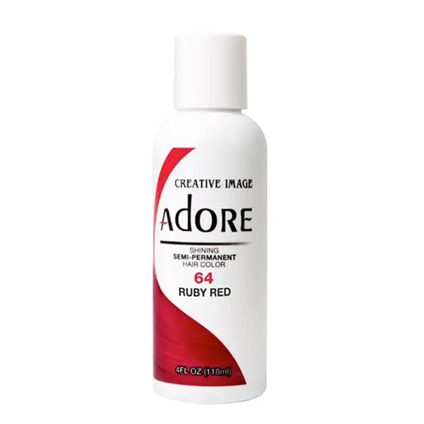 Adore Hair Color - Ruby Red - Semi Permanent 4 oz.
