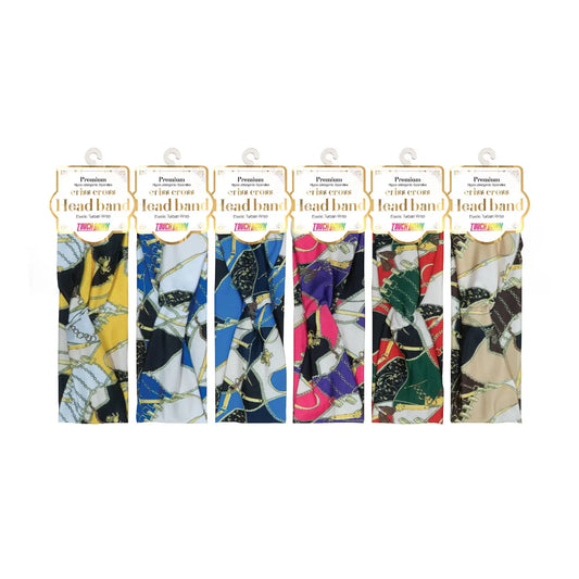 Criss Cross Head Band Knight Assorted Colors