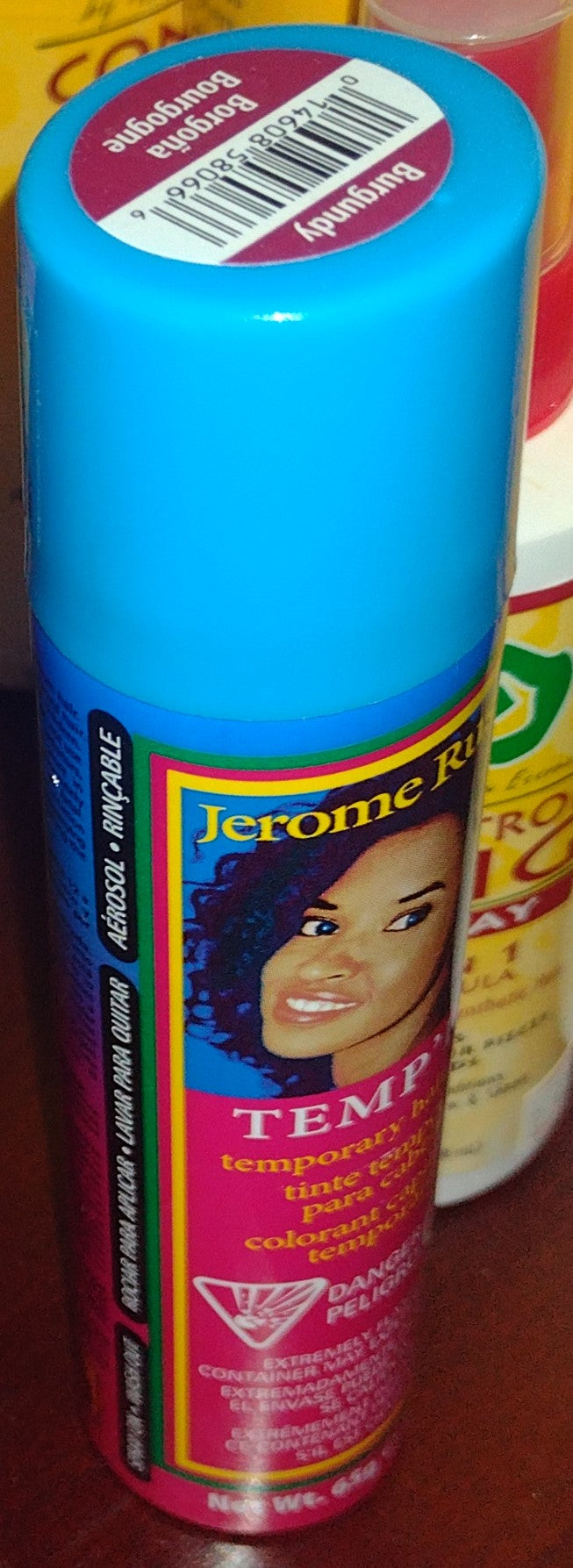 Jerome Russell Tempry Hair Color-Burgundy