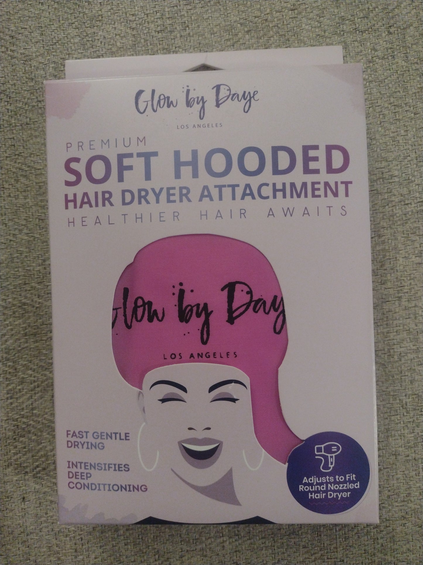 Soft Hooded Hair Dryer Attachment