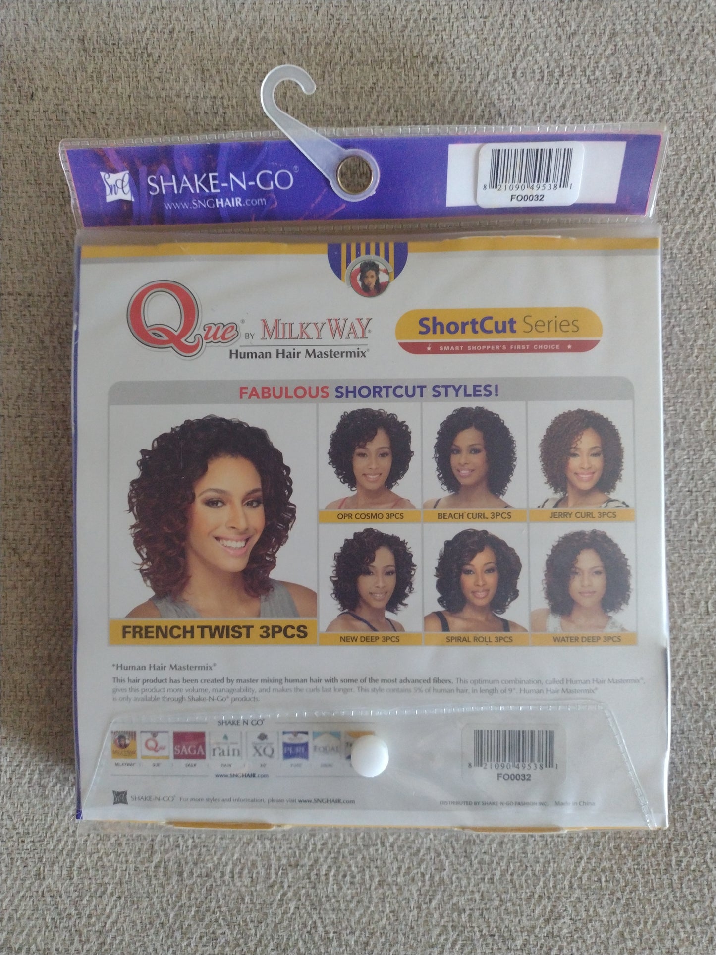 Milky Way Quick French Twist Weave