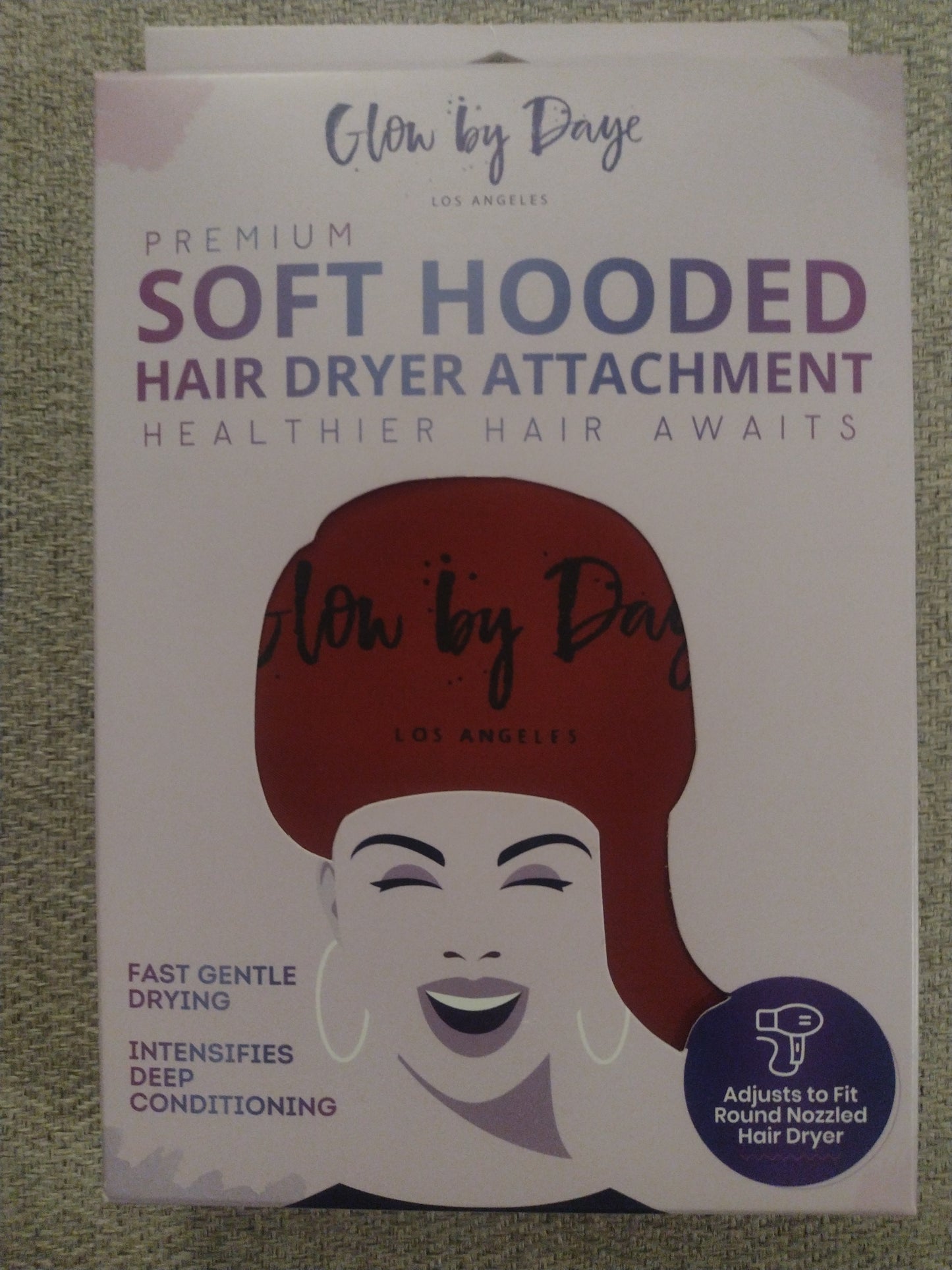 Soft Hooded Hair Dryer Attachment