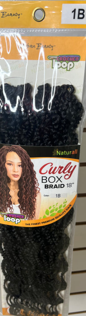 Urban Beauty Crochet Curly Box Braid 18 inch