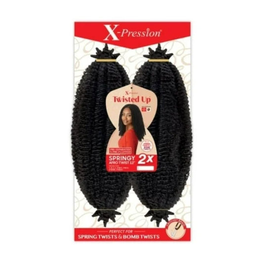 Outre X-Pression Springy Afro Twist 2x 12 inch - #1