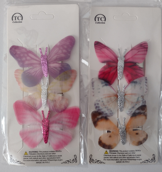 Fashion Butterfly Hair Clips