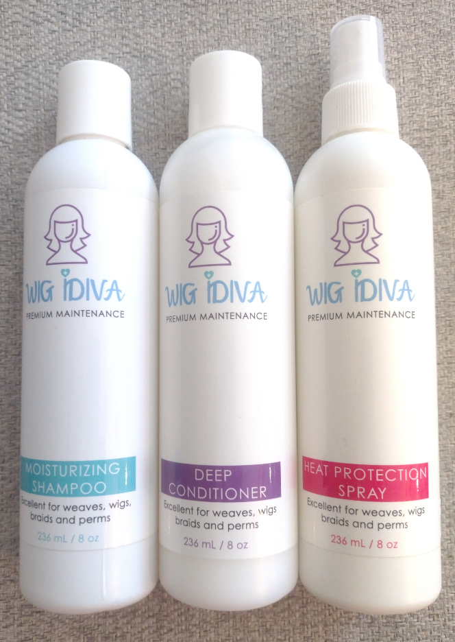 Wig IDiva Shampoo, Conditioner, and Heat Protection Bundle