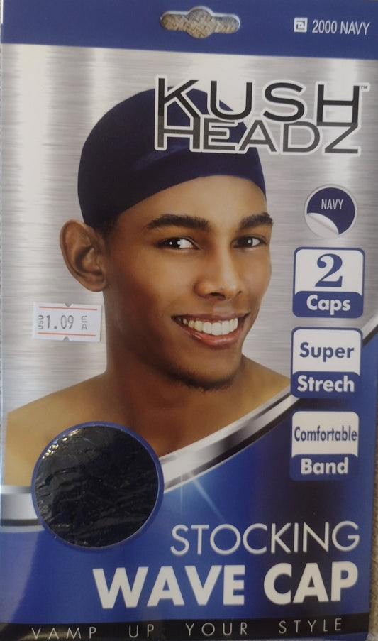 Stocking Wave Cap 2pk