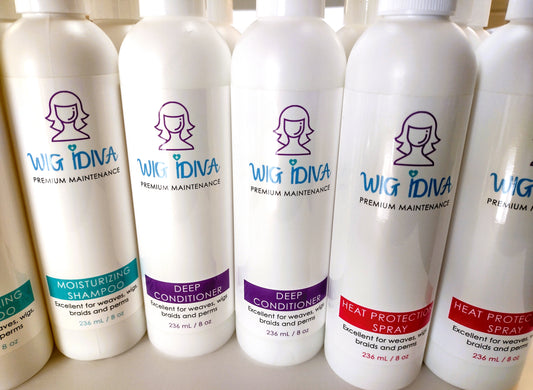 Wig IDiva Shampoo, Conditioner, and Heat Protection Bundle