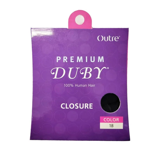 Outre 100% Human Hair Premium DUBY CLOSURE #1B