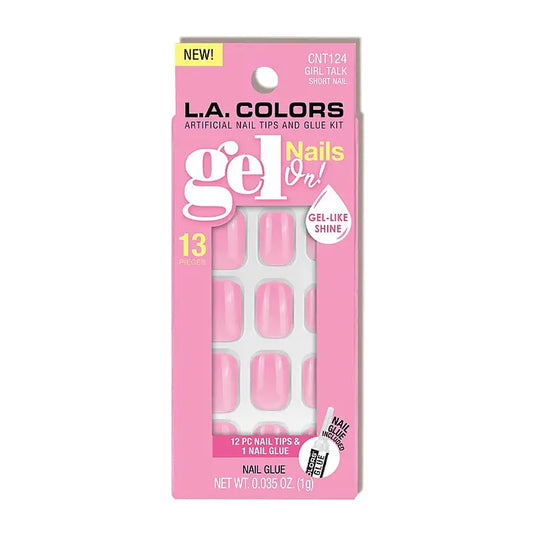 L.A. Color Gel On Artificial Nail Kit - Girl Talk