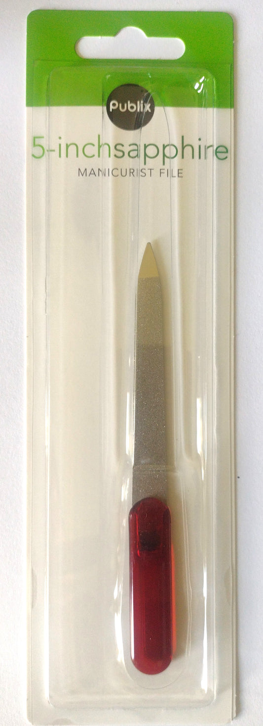 5" Sapphire Manicurist Nail File