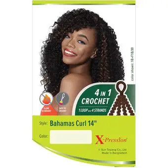 Outre X-Pression Bahama Curl Crochet 14 inch - #1