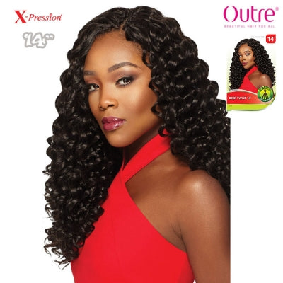 Outre X-Pression Deep Twist Crochet 24 inch - #1B