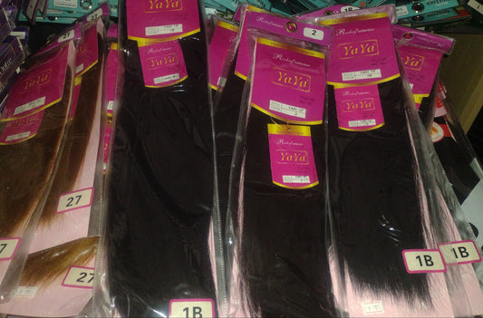 YAYA Yaki Human Hair Blend 18 inch #1B